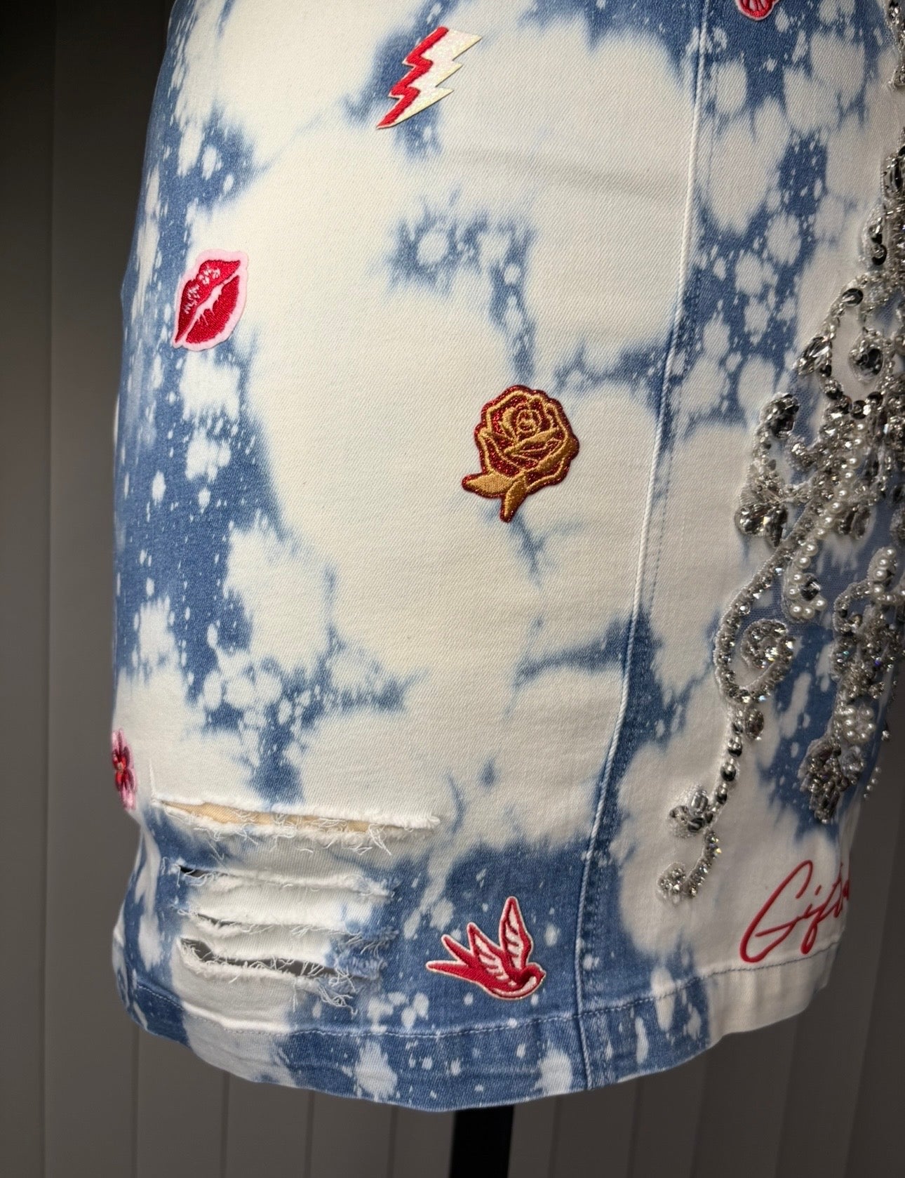 Denim dress set