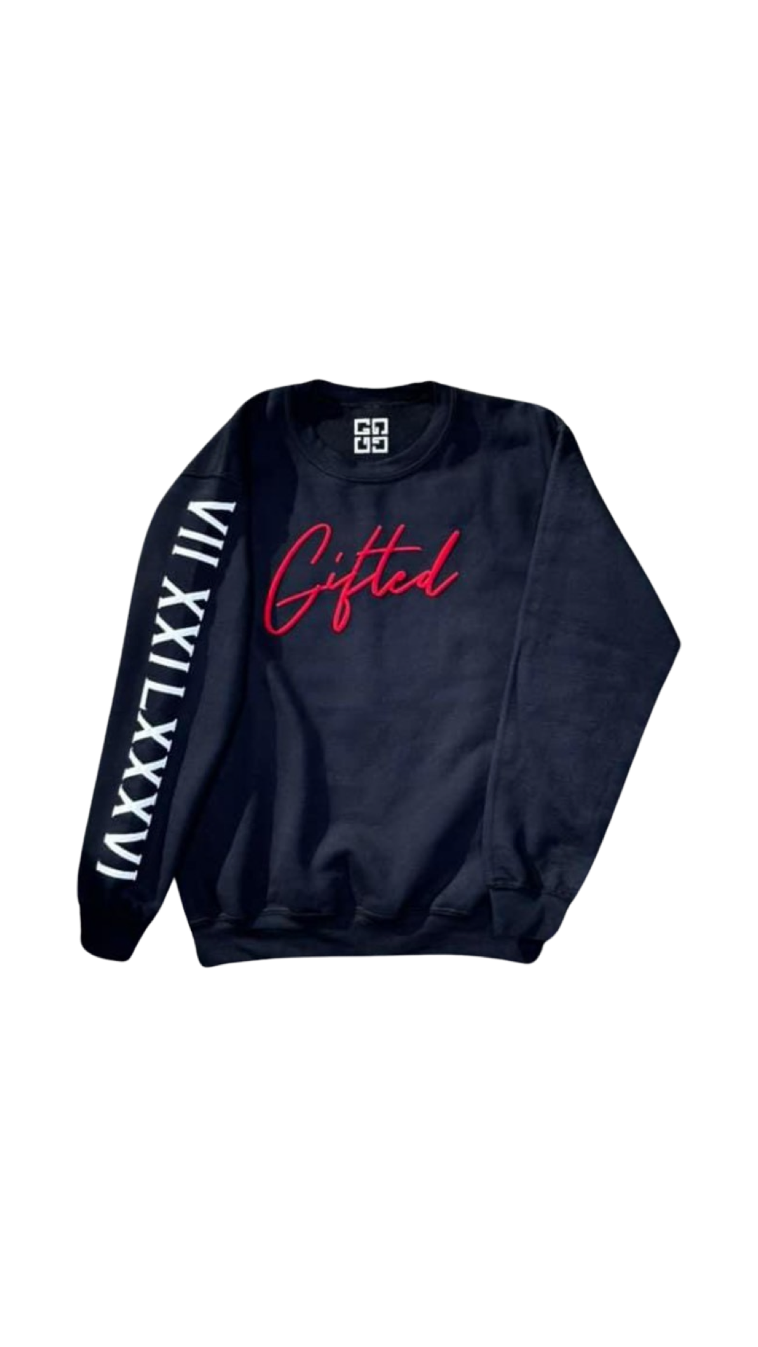 Roman numeral sweatshirt